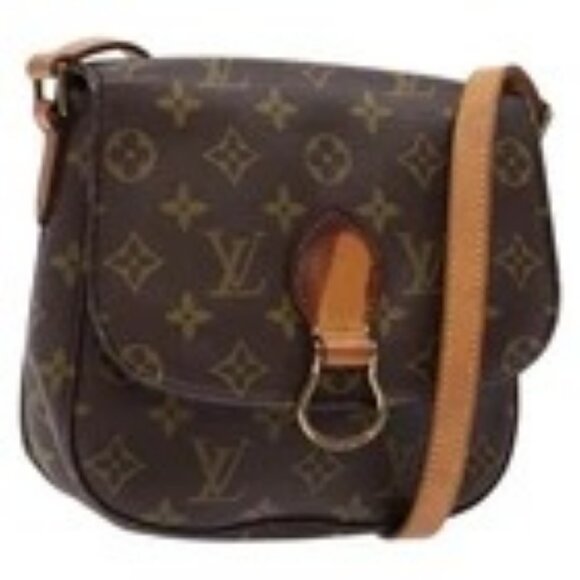 Louis Vuitton Handbags - LOUIS VUITTON Monogram Saint Cloud MM Shoulder Bag M51243 LV Auth 139118